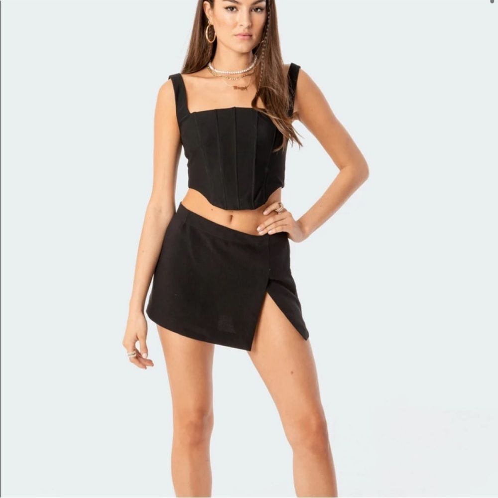 Edikted Dasha Micro Skirt Black small